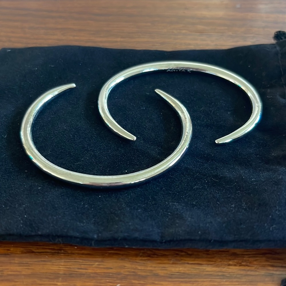 Anita K “Bolted Cuff” Bracelet Silver